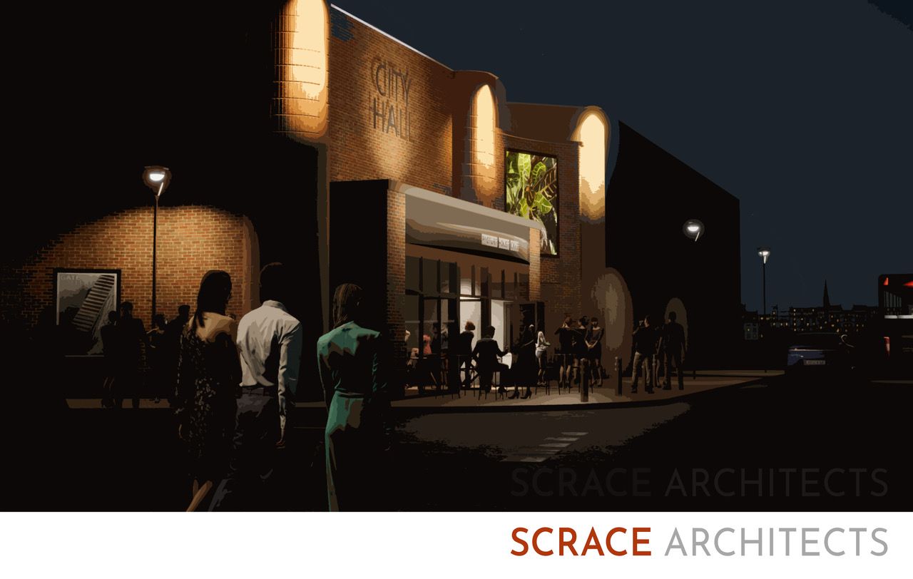 Scrace Architects' impression of City Hall.